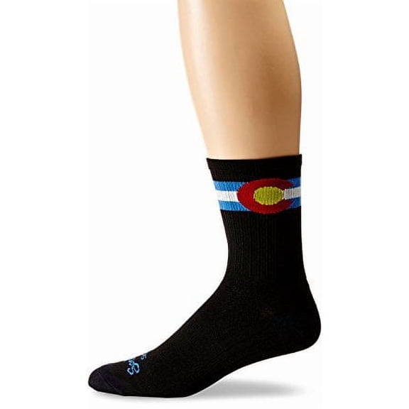 Sockguy Colorado SGX6 Socks, 9-13, Black