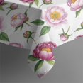 thumbnail image 5 of Pioneer Flower Floral Print Pattern Square Tablecloth, Waterproof Wipeable Spillproof Washable Table Cover for Home Kitchen Party Decor, 52"x52", 5 of 6