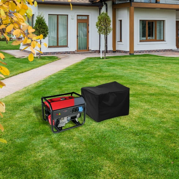 UPOUART Generator Rainproof Cover Durable Protective Shield For Electric Generators Fits Windproof Easy To Use