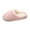 Pink, variant on Womens Memory Foam Fuzzy Slippers Knitted House Slippers for Women Slip-on House Shoes Indoor Outdoor Warm Plush Bedroom Shoes I Comfortable Winter Essentials
