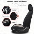 thumbnail image 6 of 2009 for Volkswagen Jetta Car Seat Covers PU Leather Wear Resistant Factory Style Fit Daily Comfort Airbag Safe Design, 6 of 10