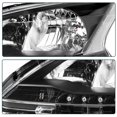 thumbnail image 4 of Pour Nissan Sentra 2013-2015 4DR Halogène Noir Assemblage de Phares L+R, 4 of 7