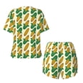 thumbnail image 5 of Lsque Corn Women's Short-Sleeved Pajama Set - 2 Piece Soft and Lightweight Sleepwear Set-XX-Large, 5 of 9