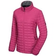 thumbnail image 4 of Little Donkey Andy Women's Puffer Jacket, Lightweight Warm Hiking Jacket with Post-Consumer Synthetic Insulation Rose S, 4 of 8