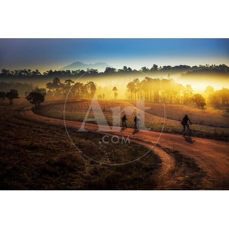 Beautiful Sunset of Travel Place in Thailand, Mon Jong, Om Koi, Chiang Mai Print Wall Art By Travel (Best Places In Chiang Mai)