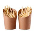 thumbnail image 2 of 200Pcs Disposal Take-Out Baking Cakes Egg Puff French Fries Chips Snacks Kraft Paper Cups Holder, 300Ml (Brown), 2 of 9