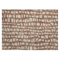 thumbnail image 2 of Addison Rugs Chantille Indoor/Outdoor Transitional Squares Paprika Washable Rectangle Rug, 1'8" x 2'6", 2 of 6