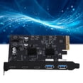 thumbnail image 4 of USB 3.2 Gen 2 Expansion Card, 10Gbps Plug and Play PCIe 4X Adapter Card  for PC Motherboards, 4 of 7