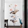 thumbnail image 1 of Chinese Style Lotus Flower Wall Sticker Self Adhesive Wallpaper Wall Decals Home Decor For Bedroom Living Room, 1 of 7
