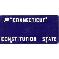 Design It Yourself Custom Connecticut Plate #3. Free Personalization on Plate