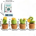 thumbnail image 1 of Crochet Kit for Beginners  Crochet Starter Kit with Step-by-Step Video Tutorials  Learn Crochet DIY Knitting Supplies Pot Plants, 1 of 6