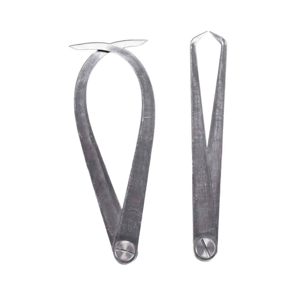 Stainless‑Steel Inside‑Outside Caliper Measuring‑Tool Set Precision Measuring Calipers for Object‑Size Measurement Work