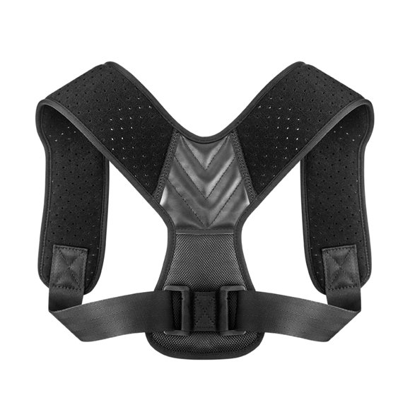 Yeacher Posture Corrector for Men and Women Adjustable Upper Back Brace Ease Pains on Back Shoulders Neck Invisible under Clothes, L