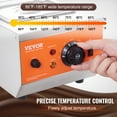 thumbnail image 3 of VEVOR Machine à Tremper le Chocolat, Pot à Fondre le Chocolat de 9 Lbs avec 2 Réservoirs et Contrôle de Température 86-185°F, Réchauffeur Alimentaire Électrique en Acier Inoxydable 800W, 3 of 9