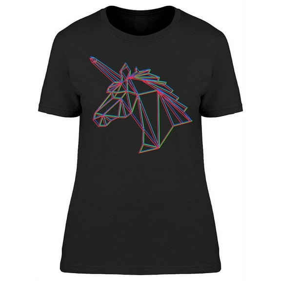 A Polygonal Unicorn. T-Shirt Women -Image by Shutterstock, Female XX-Large