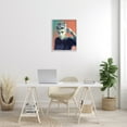 thumbnail image 3 of Stupell Industries Pop Culture Justin Portrait Abstract Painting Gray Framed Art Print Wall Art, 24 x 30, 3 of 9