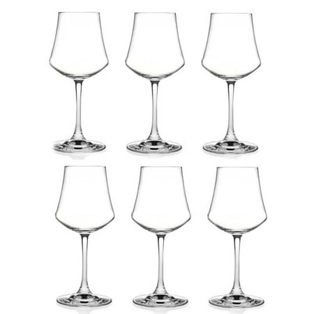 Lorren Home Trends Ego 10 oz. Crystal Red Wine Glass (Set of