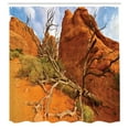 thumbnail image 3 of Ambesonne Nature Shower Curtain, Grand Cany Monument, 69"Wx84"L, Orange Blue, 3 of 5