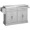 Gray, variant on Rolling Kitchen Island Cart with 47″ Stainless Steel Top, Portable Kitchen Island Table with Wheels, Adjustable Shelves, Drawers & Accessory Racks