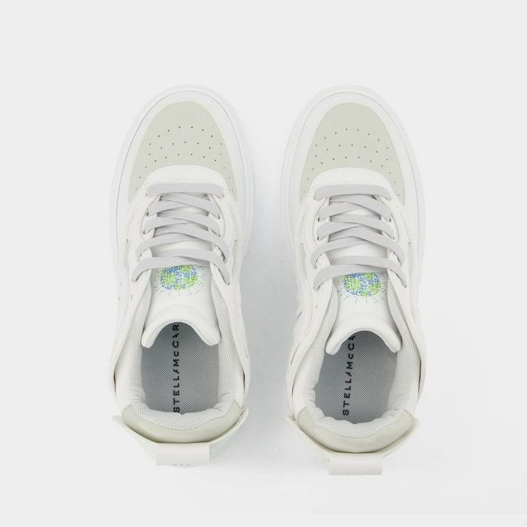 スニーカー S-Wave Sneakers - Stella Mccartney - Ice - Vegan Leather Stella Mccartney S-Wave Sneakers - Ice - Vegan Leather White