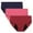 Red, variant on MuZeFu Underwear for Women Briefs 3PC Women's Menstrual Leak Proof Menstrual Panties Cotton Women's Physiological Underpants