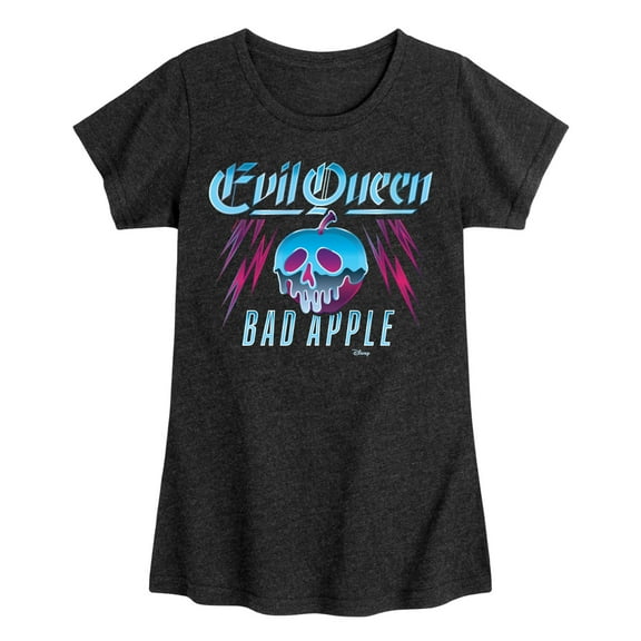 Disney Villains - Evil Queen Bad Apple - Toddler & Youth Girls Short Sleeve Graphic T-Shirt