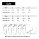 thumbnail image 3 of Mocasines informales para mujer, zapatillas deportivas informales para suministros al aire libre (40 negro morado) Ehuebsd Para Estrenar, 3 of 7
