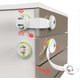 thumbnail image 1 of Child Safety Locks, 10 Pack Locks, No Tools or Drilling Needed, for Kitchen Cabinets, Drawers, Appliances, 1 of 5
