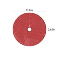 thumbnail image 3 of Nkmbld Large Sequin Christmas Tree Skirt Double-Layer Design, Christmas Decorations Holiday Seasonal Tree Mat for Xmas Holiday Party Ornaments Decorations Supplies, Red, 3 of 8