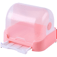thumbnail image 5 of Water Bottle Drying Rack Terrarium Fogger for Baby Bottles Accessories Dryer Glass Containers Holder Storage Box A,1 x Cup storage box,Pink, 5 of 10