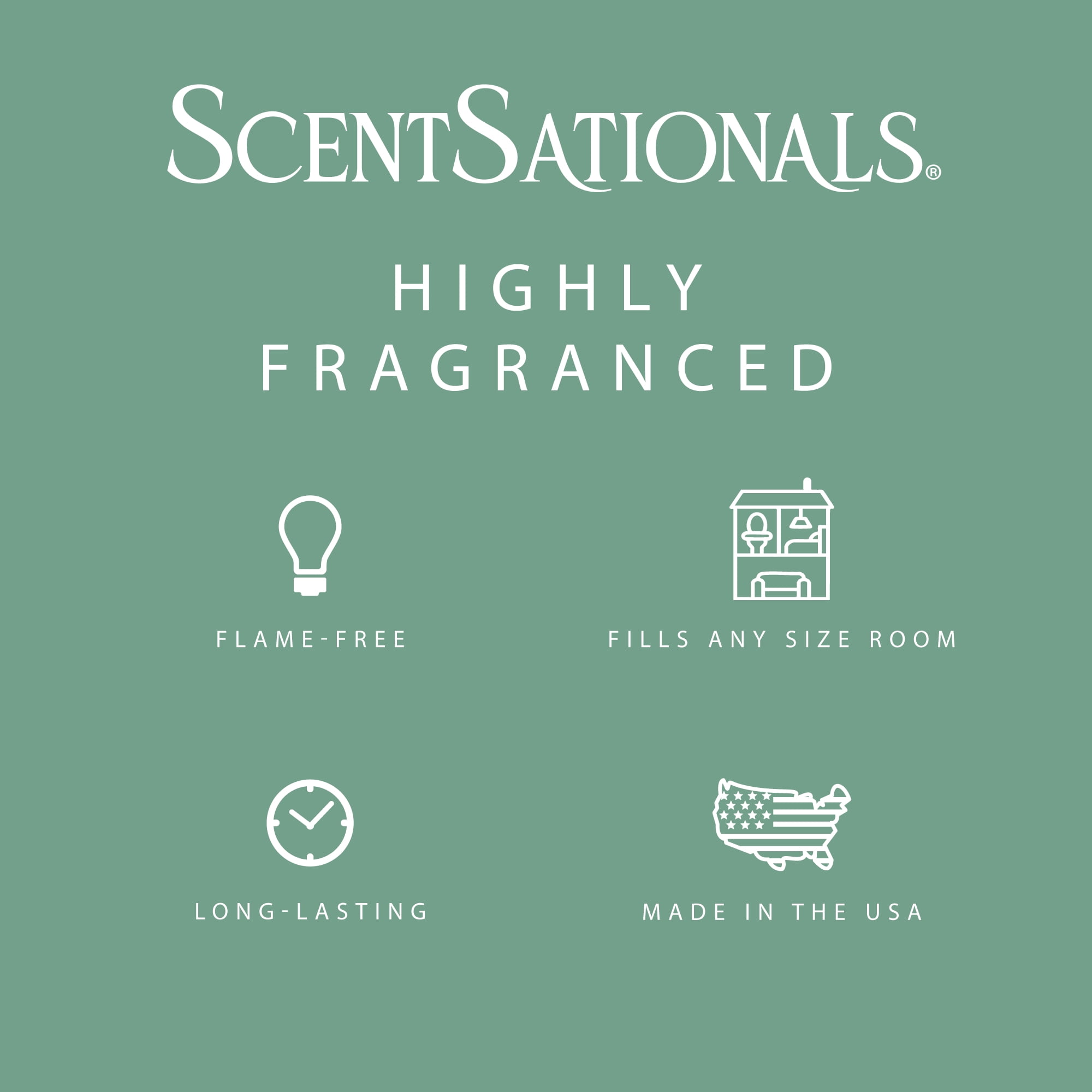 (2 pack) Vanilla Pine Scented Wax Melts, ScentSationals, 2.5 oz
