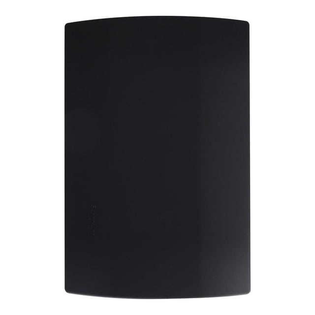 Pack De 2 Placa Ciega Schneider Negro 11X7.4 Cm