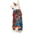 thumbnail image 1 of Fotbe 3D Butterfly Sudadera con Estampado para Perros Pequeños – Suéter con Capucha para Mascotas, Tela Suave de Forro Polar con Bolsillo-Small, 1 of 7