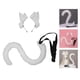 thumbnail image 5 of Kit de disfraz de cola larga de zorro lobo BLESIY para mujer Halloween Cosplay Blanco, 5 of 7