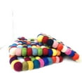 thumbnail image 4 of Xiao Hua Handmade, Colorful, Heat Resistant, Durable Felt Balls Trivet (Pot Mat, Pot Holder for Hot Dishes) - Single Piece (Multi-Color, Square), 4 of 5