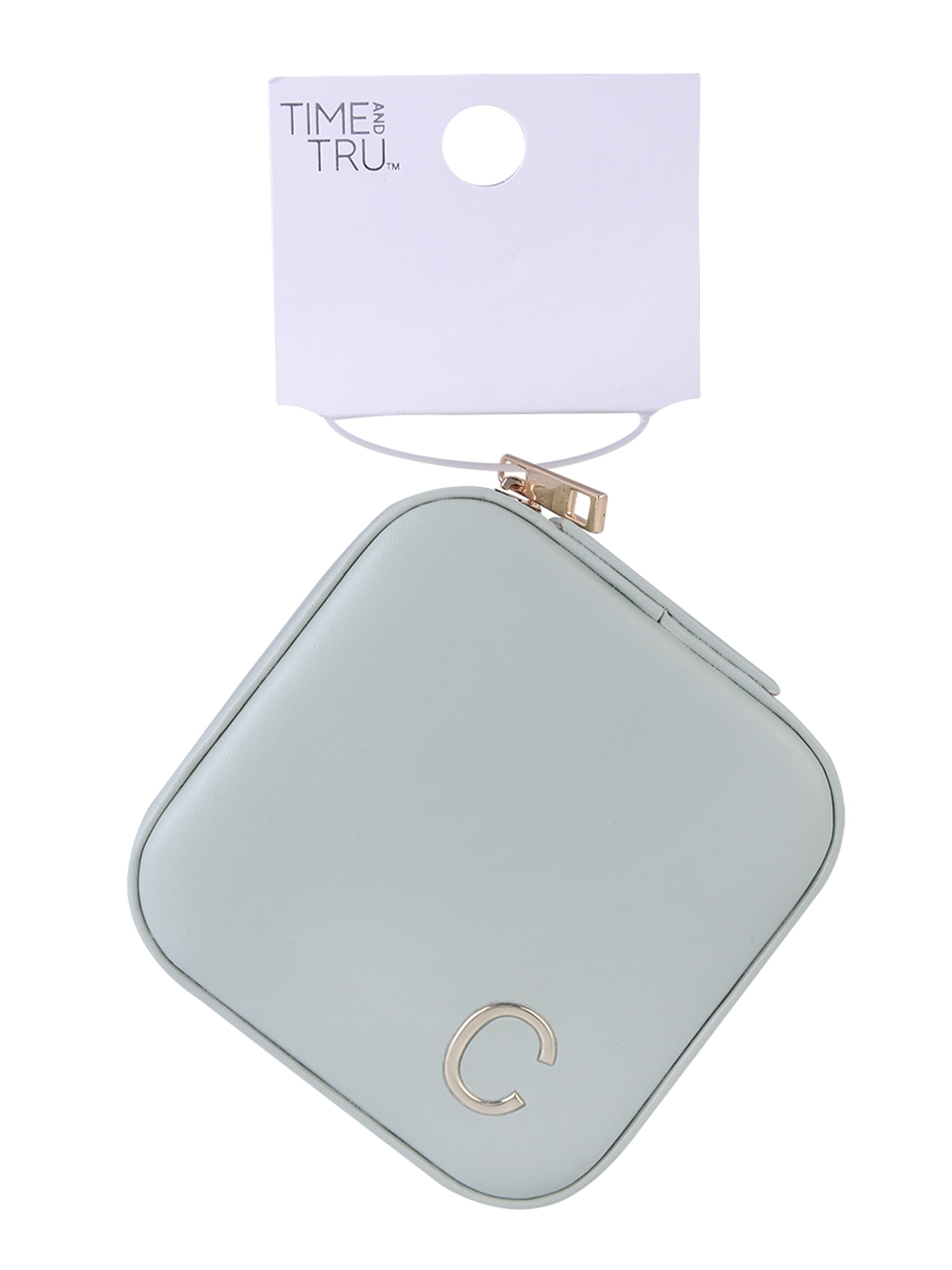 Time and Tru Square Sage Initial "C" Jewelry Organizer