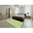 thumbnail image 5 of Ahgly Company Machine Washable Indoor Square Transitional Tea Green Area Rugs, 6' Square, 5 of 7