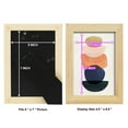 thumbnail image 4 of Mod Pods II -Framed Print w/glass-Natural Wood, 4 of 8