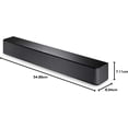 thumbnail image 3 of Refurbished (Excellent) - Bose Solo Soundbar Series II Bluetooth TV Speaker with Dialogue Mode, Dolby Decoding, Remote, Wall Mount and Optical Cable, 3 of 6