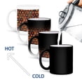 thumbnail image 4 of 3drose, Mid Century Modern Almond Artistic Pattern, 11oz Magic Transforming Mug, 4 of 7