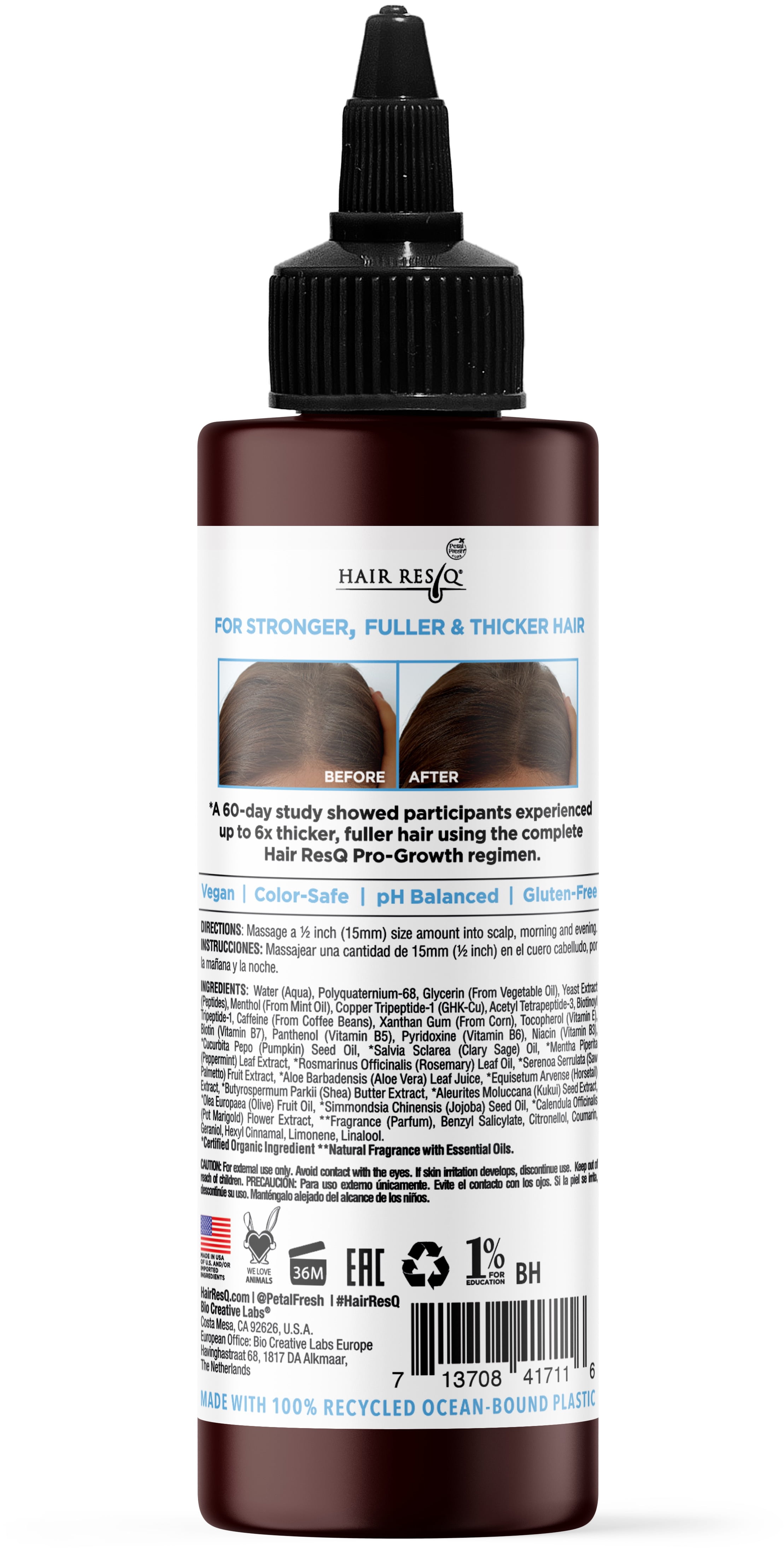 Petal Fresh Pure Hair ResQ Thickening Biotin Activation Pro-Growth Serum, 5oz