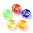 thumbnail image 2 of U8MO 200pcs AB Color Plastic European Barrel Large Hole Beads Mini Loose Spacer 9x6mm, 2 of 3