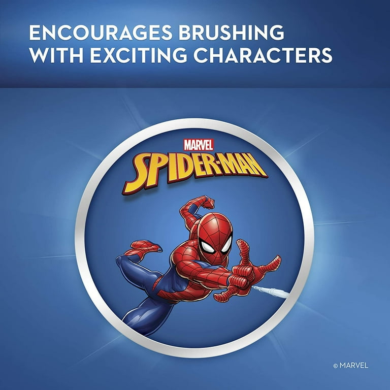 Oral B Kids Electric Toothbrush Featuring Marvel s Spiderman for