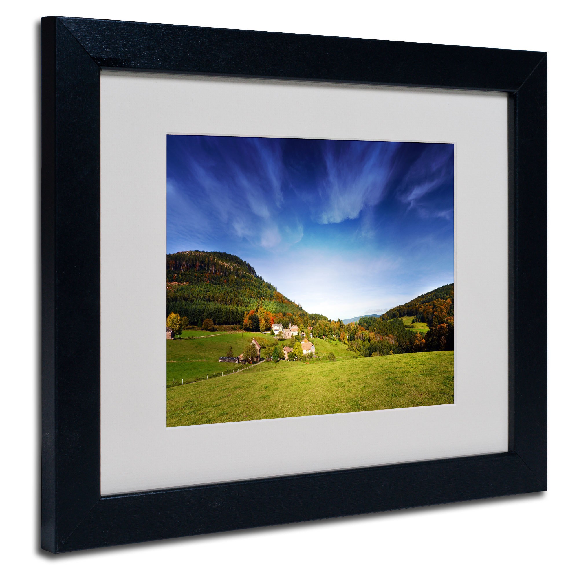 Trademark Fine Art "Nature Vosgienne" Canvas Art by Philippe Sainte-Laudy, Wood Frame