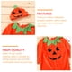 thumbnail image 5 of Juego de vestuario de calabaza de Halloween niña recién nacida niña de manga larga, 5 of 6