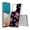 Black Cutie Heart Skull, variant on AquaFlex Hybrid Slim Designed For Samsung Galaxy A53 5G Case Tranparent Clear And Skull Series