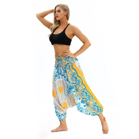 Pants for Women Women's Wide Leg Pants Fitness Yoga Pants Casual Versatile Sports Bloomers