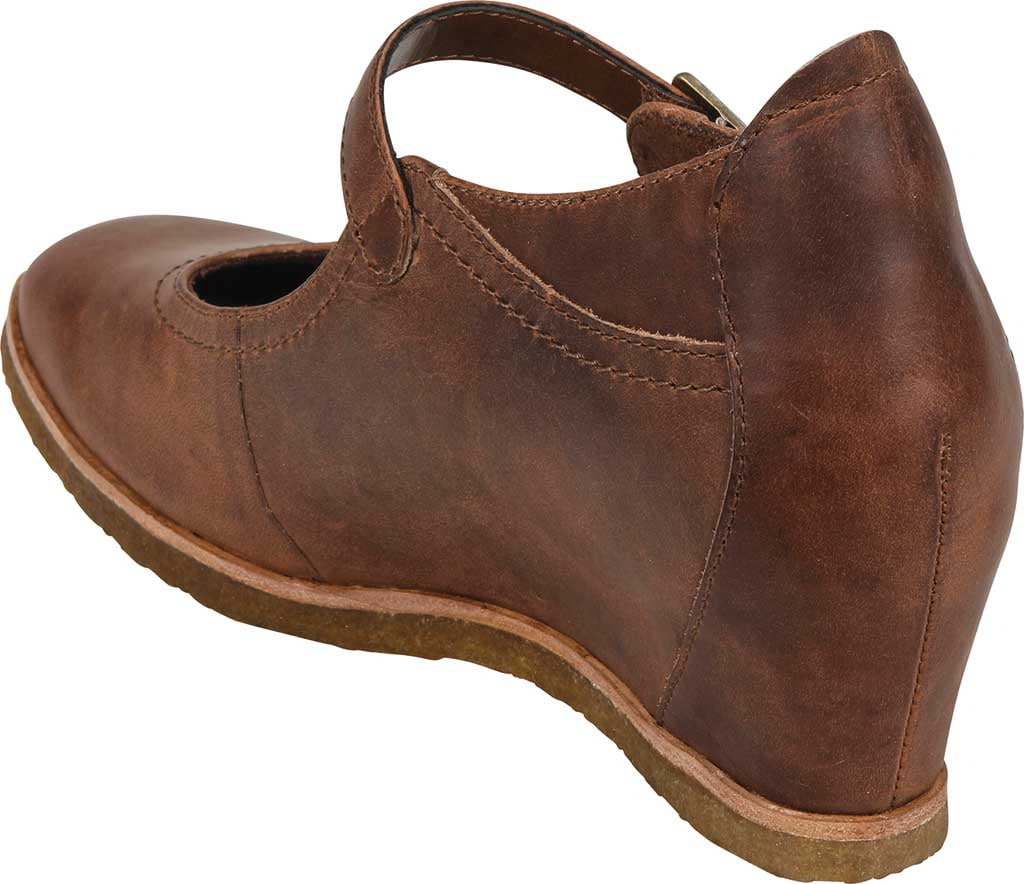 Women's Earth Boden Mary Jane Wedge Almond Nubuck 11 M 