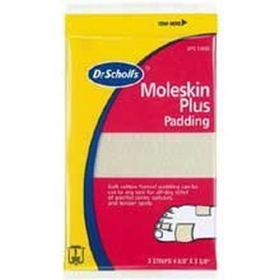 Dr. Scholl s Moleskin Plus Padding Roll 1 Each