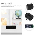 thumbnail image 3 of Reloj despertador digital grande de escritorio rectangular, portátil, para oficina, LED, decoración de dormitorio, 3 of 6